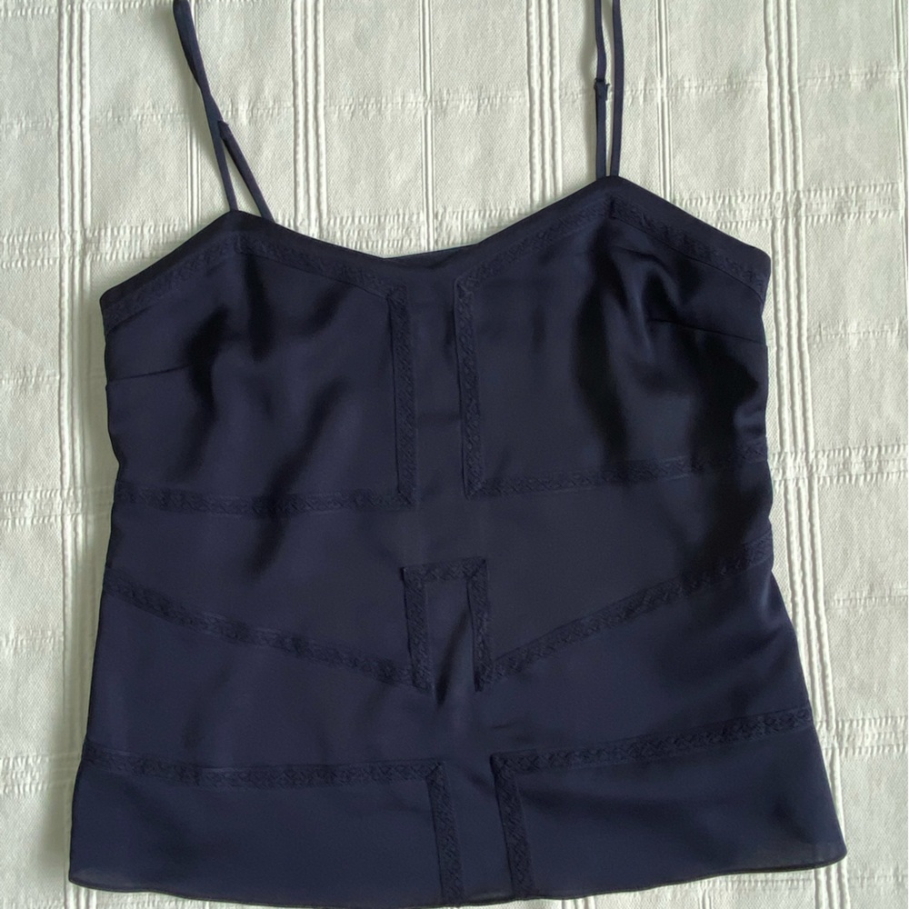 Banana republic lined camisole in Navy Blue adjustable straps